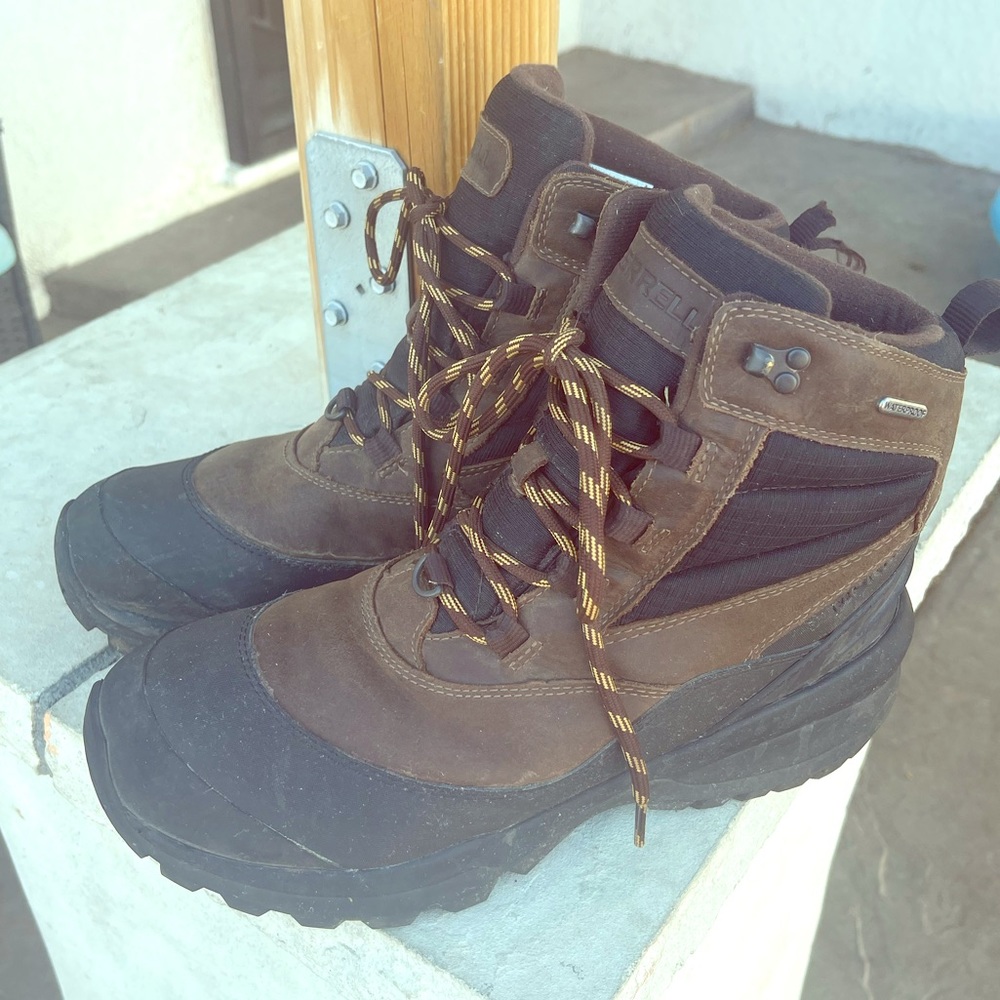 Merrell work boots men’s 9.5